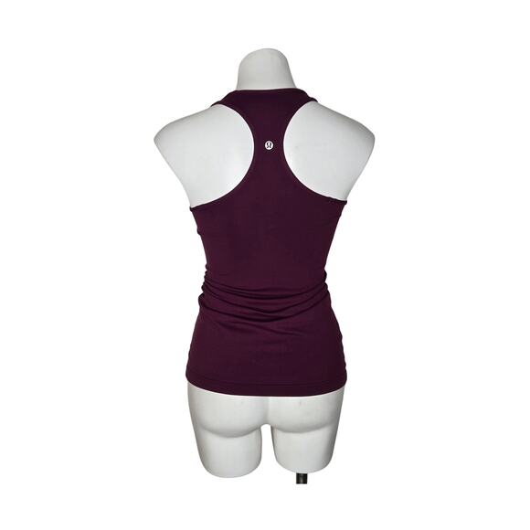 LULULEMON Cool Racerback Tank Plum Size 4 - Picture 2 of 8